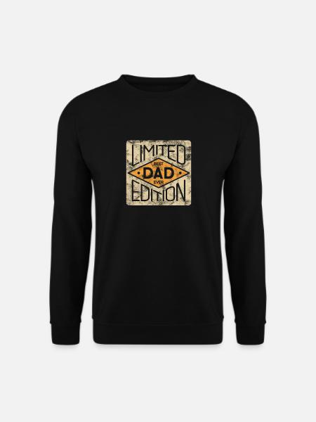 Bester Papa Best Dad Ever Limited Edition Vater - Unisex Pullover - Schwarz