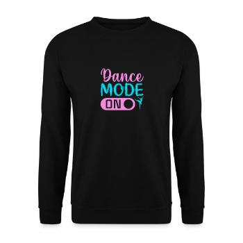 Dance Mode On - Unisex Pullover - Schwarz - Vorne - Alina (178cm) & Michal (187cm)