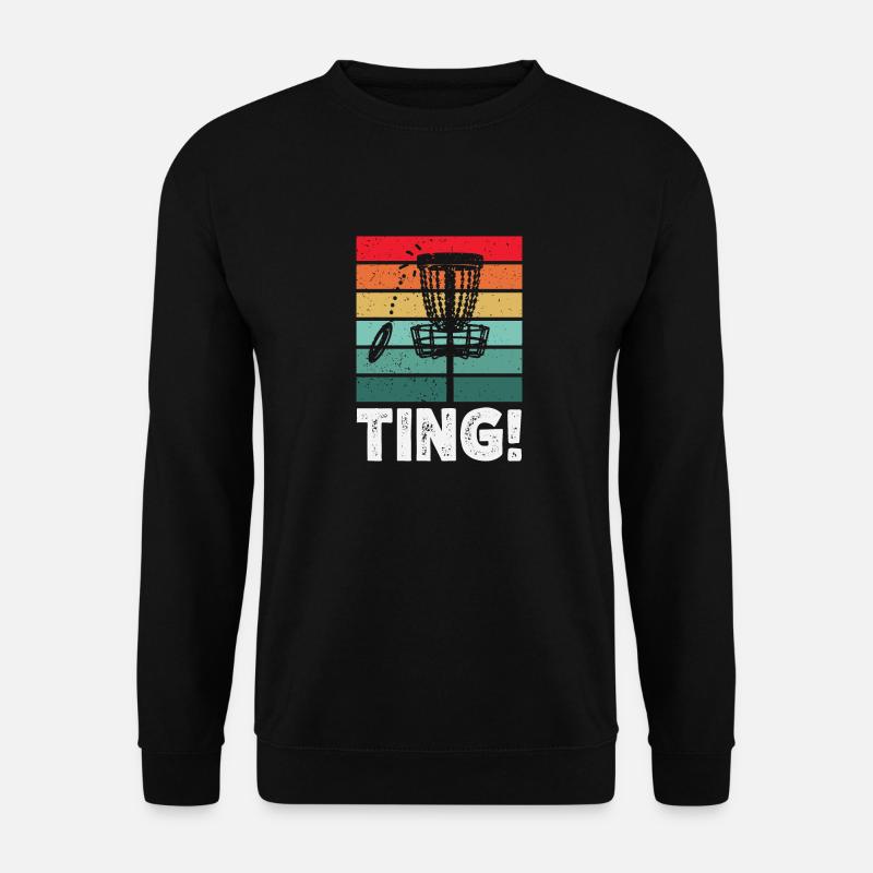 Discgolf Disc Golf Frisbee - Unisex Pullover - Schwarz