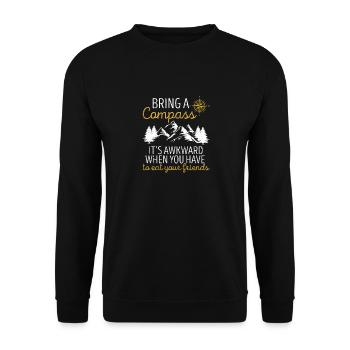 Sortir du pire scénario A Bear Park - Sweat-shirt Unisexe - noir - Devant - Alina (178cm) & Michal (187cm)