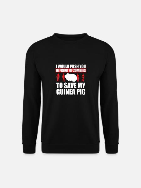 Meerschweinchen-Idee, Save My Pet Meerschweinchen - Unisex Pullover - Schwarz