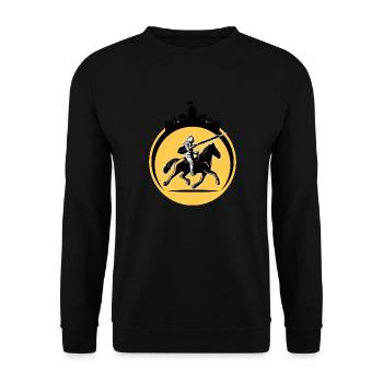 le Dart Rider - Sweat-shirt Unisexe - noir - Devant - Alina (178cm) & Michal (187cm)