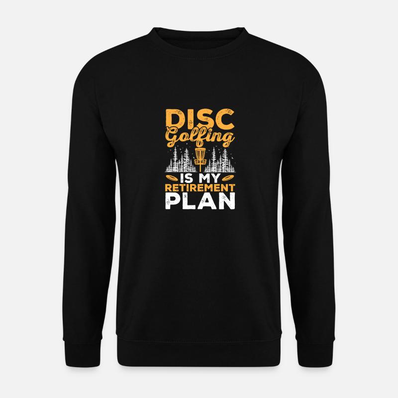 Discgolf Disc Golf Frisbee - Unisex Pullover - Schwarz
