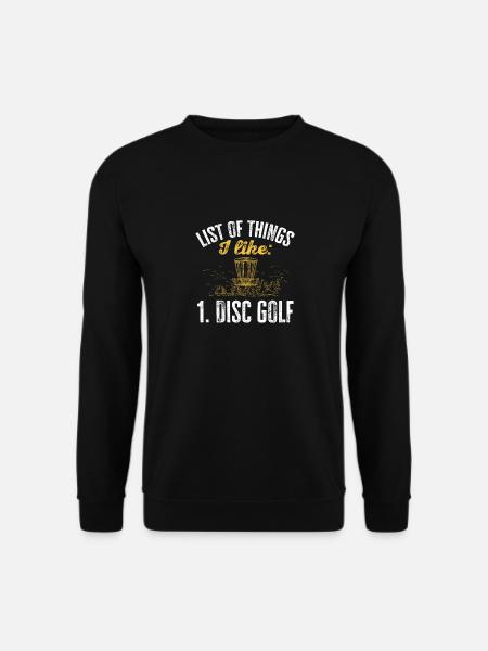 Discgolf Disc Golf Frisbee - Unisex Sweatshirt - black