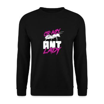 Ant Insect Collector Entomologist - Unisex Sweatshirt - black - Front - Alina (178cm) & Michal (187cm)