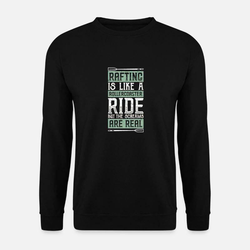 River Rafting - Unisex Sweatshirt - black