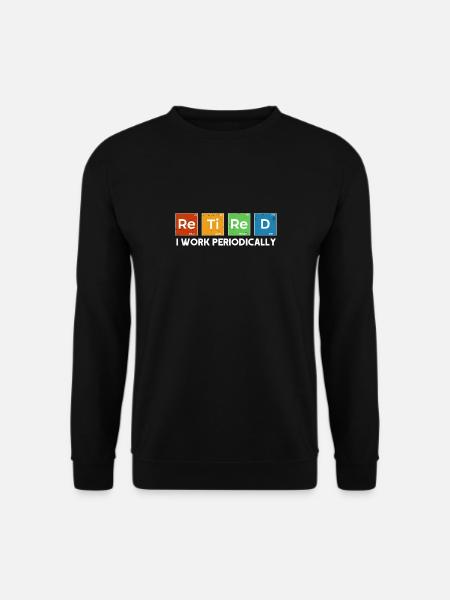 Im Ruhestand Ich arbeite regelmäßig Chemie Ruhestand - Unisex Pullover - Schwarz