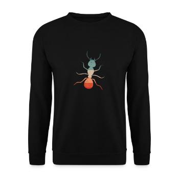 Ant Insect Collector Entomologist - Unisex Sweatshirt - black - Front - Alina (178cm) & Michal (187cm)