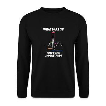 Kardiologie Krankenschwester Kardiologe - Unisex Pullover - Schwarz - Vorne - Alina (178cm) & Michal (187cm)