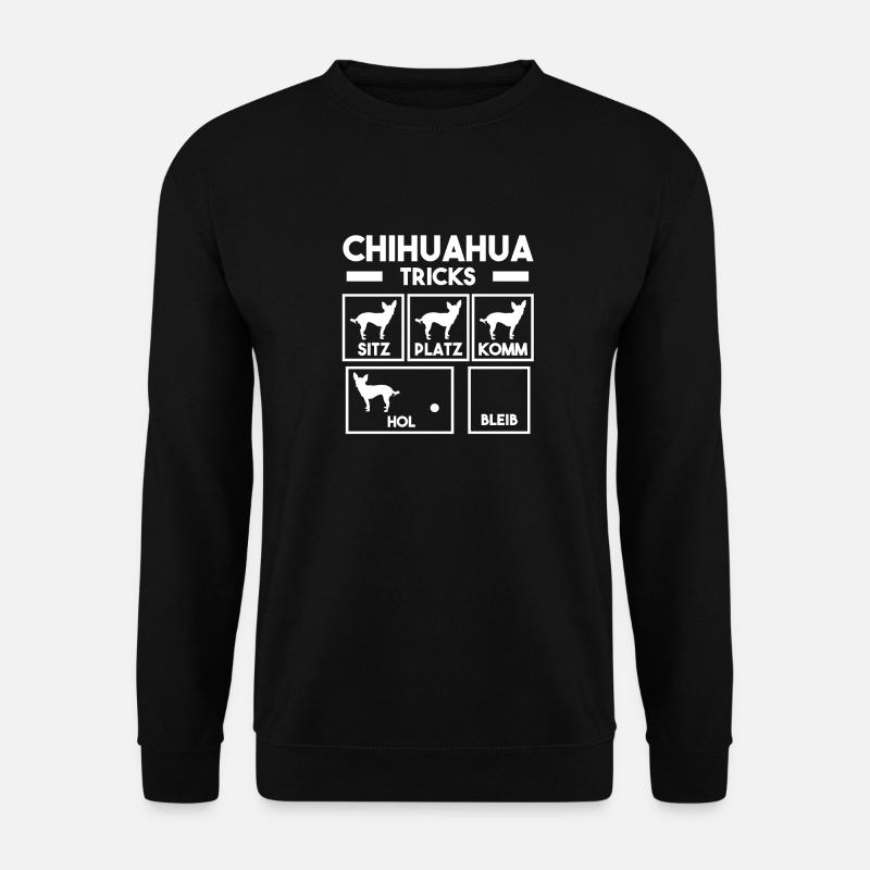 Hund Chihuahua - Unisex Pullover - Schwarz