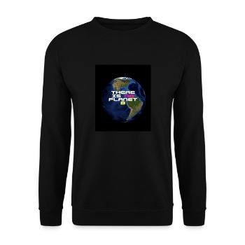 There is no planet B - Sweat-shirt Unisexe - noir - Devant - Alina (178cm) & Michal (187cm)