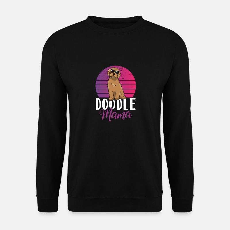 Femmes Doodle Mama Labradoodle Goldendoodle - Sweat-shirt Unisexe - noir