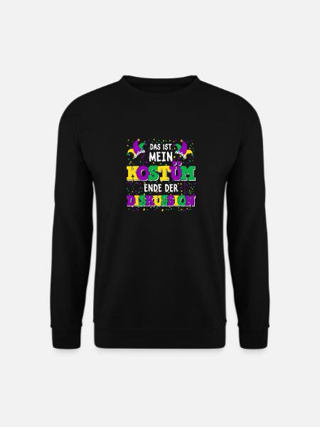 Mein Kostüm ist in der Wäscherei Carnival Party - Unisex Pullover - Schwarz