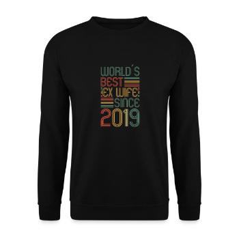 Meilleure ex-femme du monde depuis le divorce de 2019 - Sweat-shirt Unisexe - noir - Devant - Alina (178cm) & Michal (187cm)