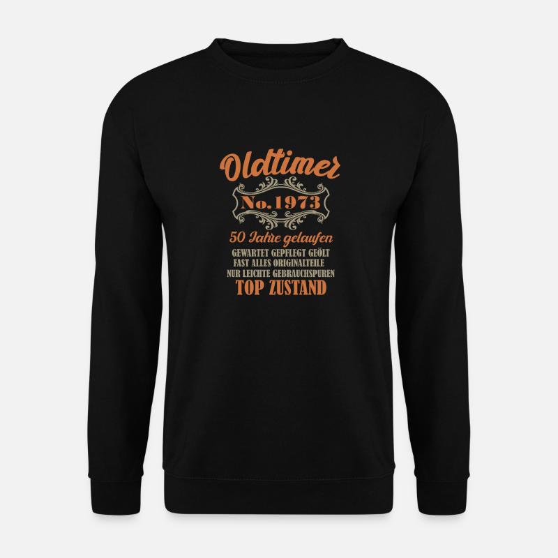 50 Geburtstag Oldtimer 1973 - Unisex Pullover - Schwarz