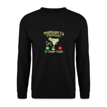 Margarita Emergency Call 9-Juan-Juan Cinco De Mayo - Unisex Sweatshirt - black - Front - Alina (178cm) & Michal (187cm)
