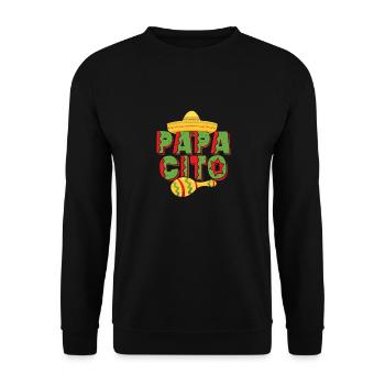 Papacito Cinco De Mayo Party - Unisex Pullover - Schwarz - Vorne - Alina (178cm) & Michal (187cm)
