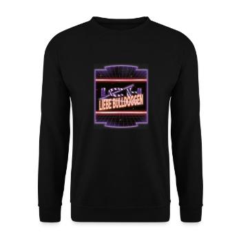 windhund humor bluthund cool spruch hundehalter - Unisex Pullover - Schwarz - Vorne - Alina (178cm) & Michal (187cm)