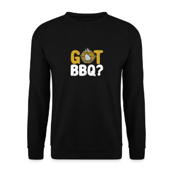 Got BBQ Smoker Grilling Garden Party Grill Barbecue - Sweat-shirt Unisexe - noir - Devant - Alina (178cm) & Michal (187cm)