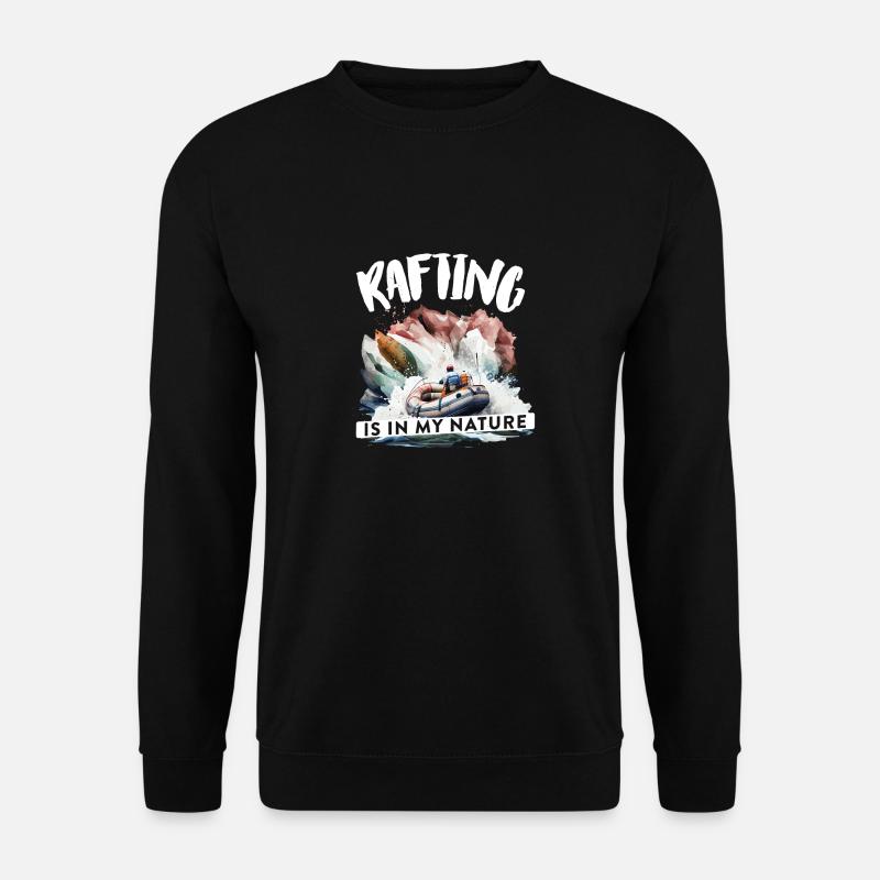 River Rafting - Unisex Sweatshirt - black