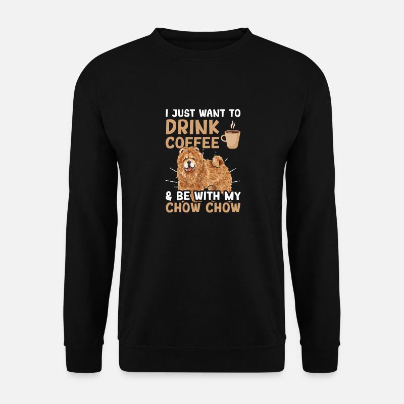 Chow Chow Dog - Unisex Sweatshirt - black