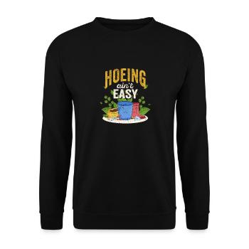 Le piratage n’est pas facile Funny Farner Plant Lover - Sweat-shirt Unisexe - noir - Devant - Alina (178cm) & Michal (187cm)