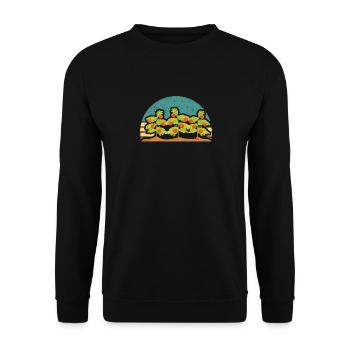 Tomate Plant Hobby Funny Jardinage Légumes - Sweat-shirt Unisexe - noir - Devant - Alina (178cm) & Michal (187cm)