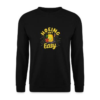 Le piratage n’est pas facile Funny Farner Plant Lover - Sweat-shirt Unisexe - noir - Devant - Alina (178cm) & Michal (187cm)