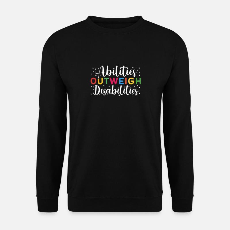 Autismus-bewusstsein - Fähigkeiten Überwiegen - Unisex Pullover - Schwarz