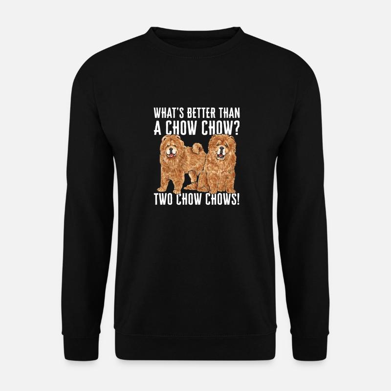 Chow Chow Chien - Sweat-shirt Unisexe - noir