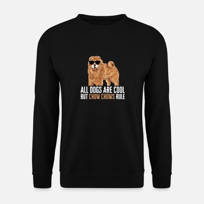 Chow Chow Hund - Unisex Pullover - Schwarz