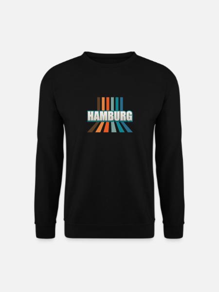 Hamburgerin Hamburger Hamburg - Unisex Pullover - Schwarz