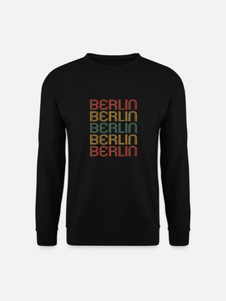 Berlin Berlinerin Berliner Stadt Berlin - Unisex Pullover - Schwarz
