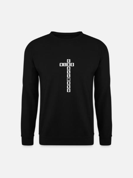 Mots croisés - Sweat-shirt Unisexe - noir