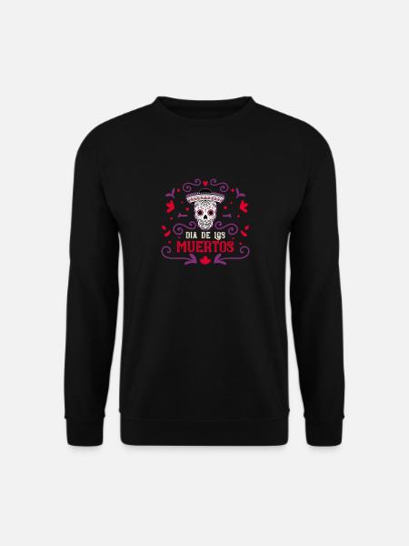 Dia De Los Muertos Tag Der Toten Mexikanisch - Unisex Pullover - Schwarz