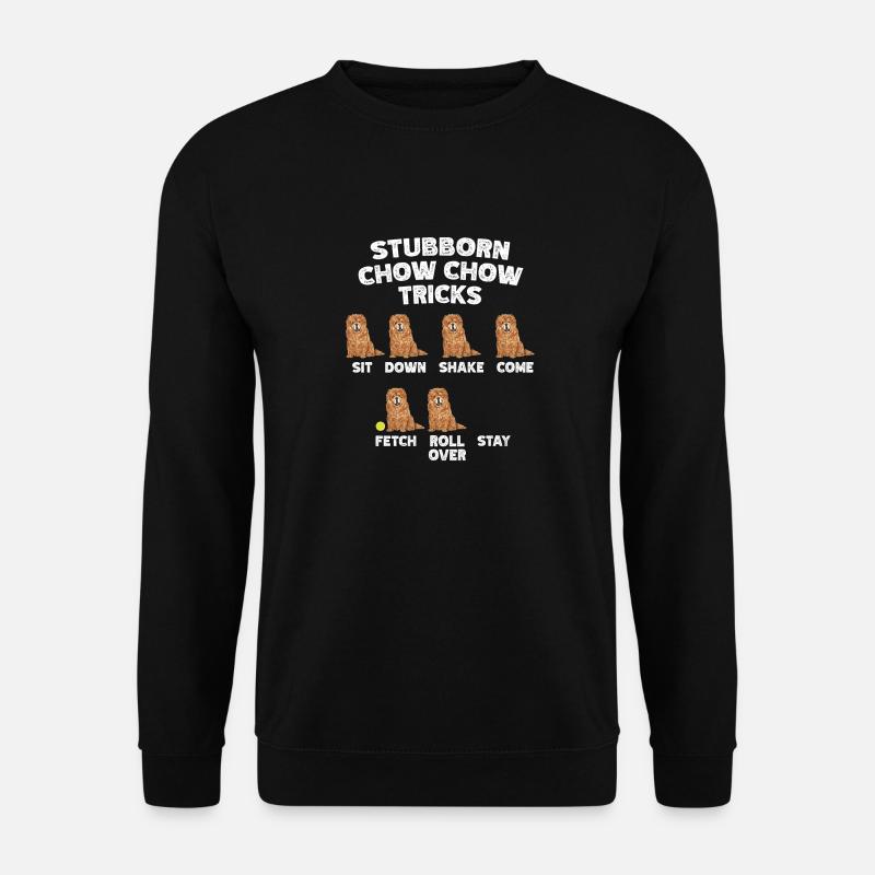 Chow Chow Hund - Unisex Pullover - Schwarz