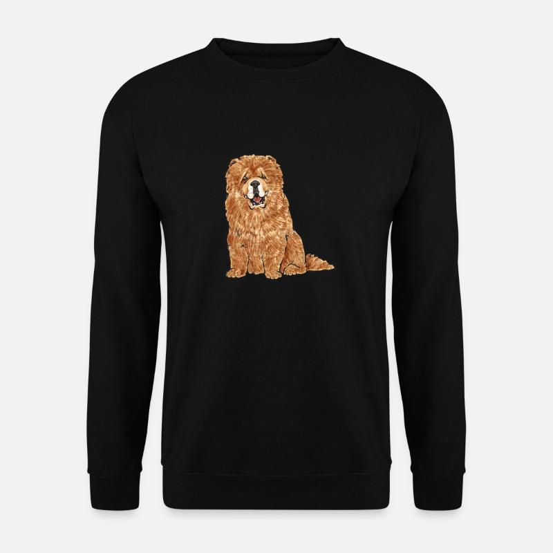 Chow Chow Chien - Sweat-shirt Unisexe - noir