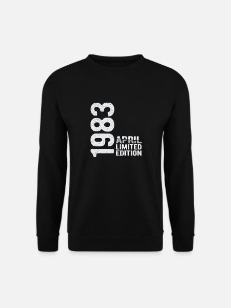 Avril 1983 édition limitée Année de naissance - Sweat-shirt Unisexe - noir