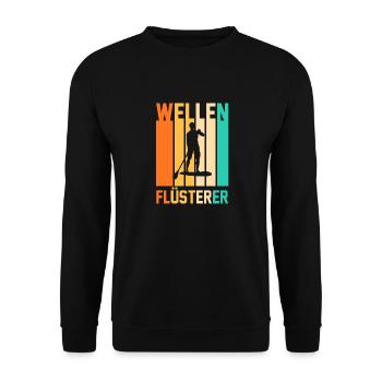 Stand Up Paddeling - Unisex Pullover - Schwarz - Vorne - Alina (178cm) & Michal (187cm)