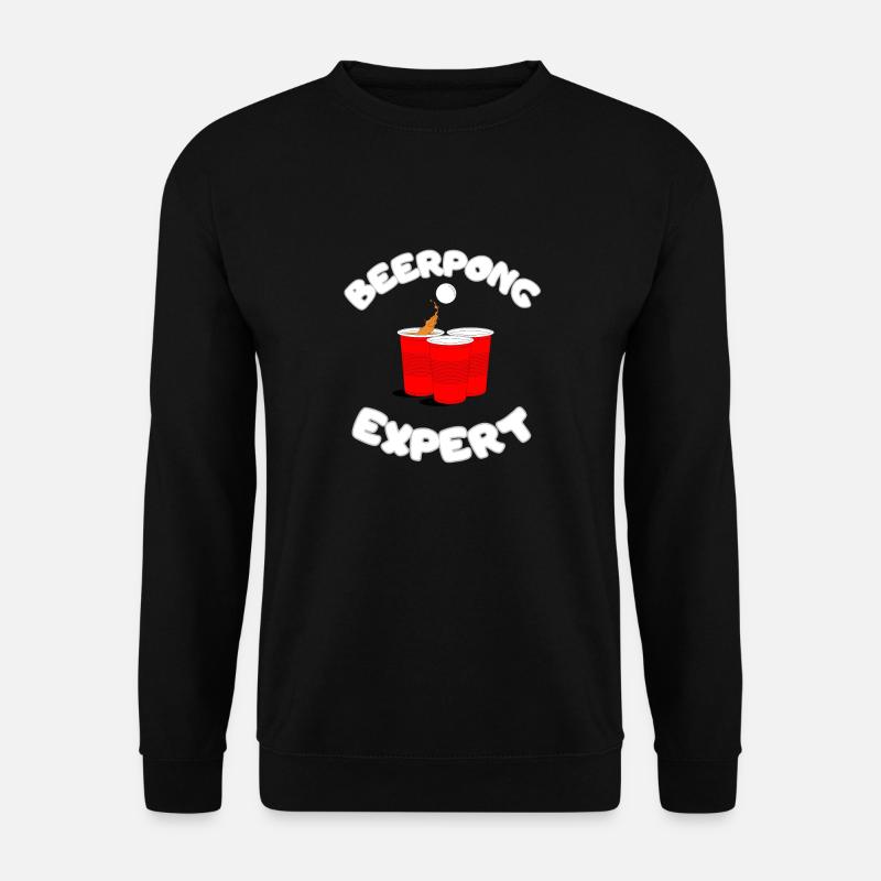 Beerpong Expert - Unisex Pullover - Schwarz