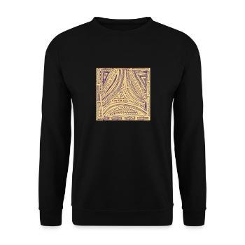 Sabino Lemon ART Tees - Unisex Pullover - Schwarz - Vorne - Alina (178cm) & Michal (187cm)