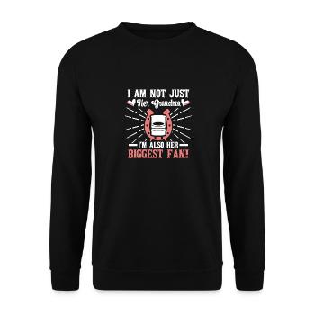 Je ne suis pas seulement son rodéo de fans de course de barils de grand-mère - Sweat-shirt Unisexe - noir - Devant - Alina (178cm) & Michal (187cm)