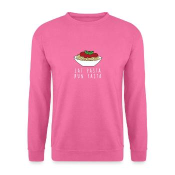 Lustige Pasta-Sprüche Essen Pasta-Liebhaber - Unisex Pullover - Pink - Vorne