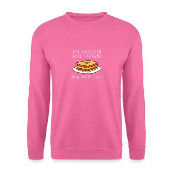 Lustige Pasta-Sprüche Essen Pasta-Liebhaber - Unisex Pullover - Pink - Vorne