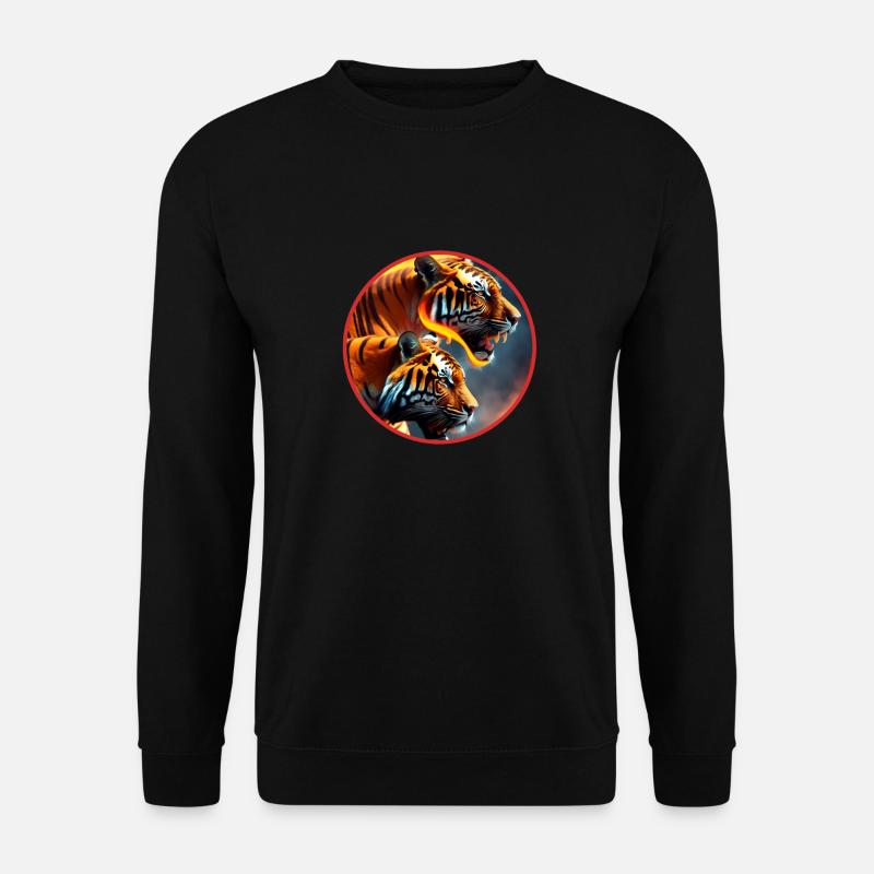 Mein wilder Tiger - Unisex Pullover - Schwarz