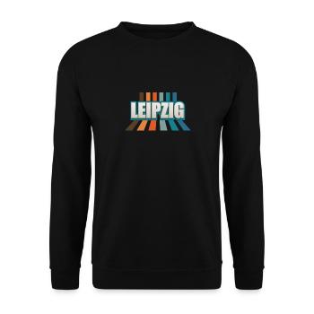 Leipzigerin Leipziger Leipzig - Sweat-shirt Unisexe - noir - Devant - Alina (178cm) & Michal (187cm)