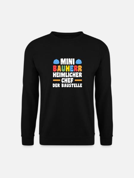 Bauherr - Unisex Pullover - Schwarz