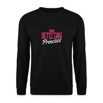 Detect Princess Metal Detector Relics - Unisex Sweatshirt - black - Front - Alina (178cm) & Michal (187cm)