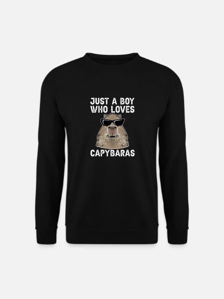 Capybara Nagetier - Unisex Pullover - Schwarz