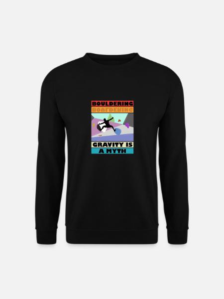 Bouldering Gravity is a Mytm 3 - Unisex Pullover - Schwarz
